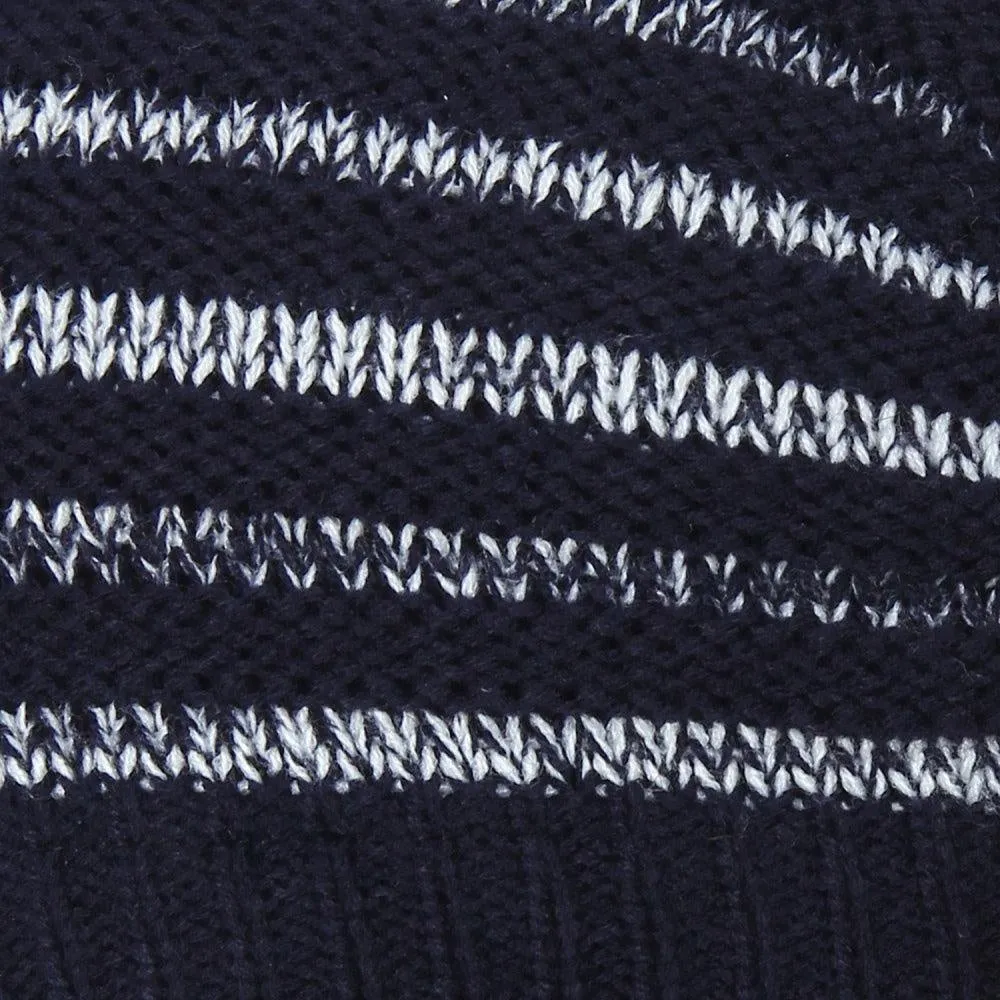 FabSeasons Unisex Navy Acrylic Woolen Slouchy Beanie and Skull Cap for Winters